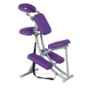 Multifunctional gray aluminum chair for therapies